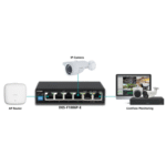 D-Link DES-F1006P-E 6-Port Unmanaged PoE Switch – CCTV Surveillance Power Network