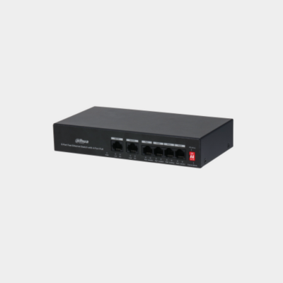 Dahua 6-Port Cloud Managed Desktop Switch – 4-Port PoE 2.0 with Offline Alerts