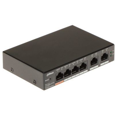 Dahua DH-CS4006-4GT-60 Cloud Managed PoE Switch Packaging – 60W Hi-PoE, Watchdog & Remote Monitoring