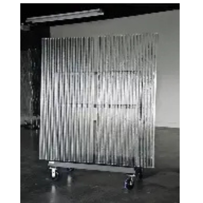 Eashecros CNN Textured Glass Panel – 5mm Semi-Transparent Grid Design